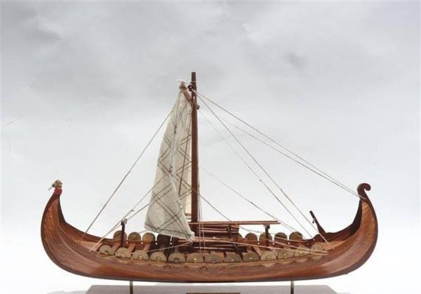 Vıkıng Clınker Hull Yelkenli Gemi Maketi, Gianhien Fb0011W45