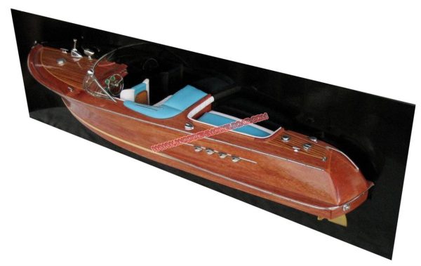 Rıva Aquarama Ahşap Hazır Yelkenli Gemı Maketi, Gianhien Sb0004P50 - Görsel 3