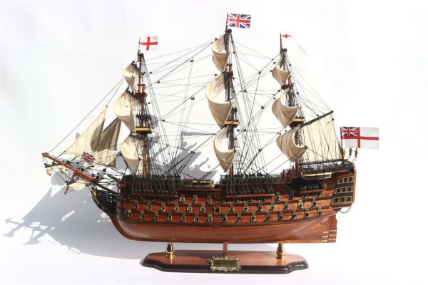 Hms Vıctory Ahşap Hazır Detaylı Yelkenli Savaş Gemisi Maketi, Gianhien Ts0001W70