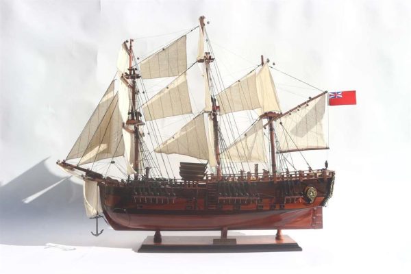 Hms Bark Endeavour Ahşap Hazır Yelkenli Savaş Gemisi Maketi, Gianhien Ts0006W60