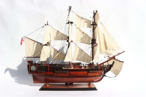 Hms Bounty Ahşap Hazır Yelkenli Savaş Gemisi Maketi, Gianhien Ts0020W60 - Görsel 5