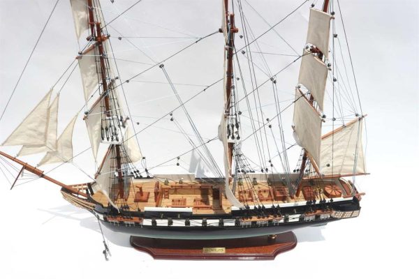 Uss Constellatıon Ahşap Hazır Yelkenli Savaş Gemisi Maketi, Gianhien Ts0021P - Görsel 4