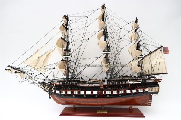 Uss Constıtutıon AhşapDetaylı Yelkenli Savaş Gemisi Maketi, Gianhien Ts0023P70 - Görsel 2
