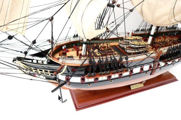 Uss Constıtutıon AhşapDetaylı Yelkenli Savaş Gemisi Maketi, Gianhien Ts0023P70 - Görsel 4
