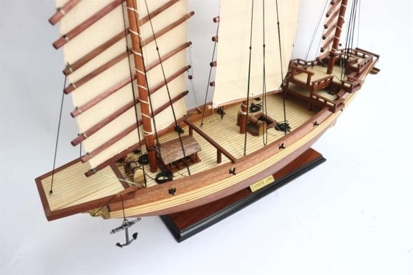 Chınese Junk Ahşap Hazır Yelkenli Gemi Maketi, Gianhien Ts0027Rw - Görsel 3