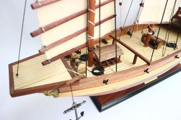 Chınese Junk Ahşap Hazır Yelkenli Gemi Maketi, Gianhien Ts0027Rw - Görsel 4