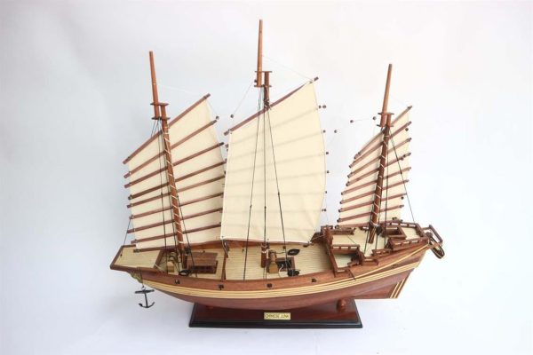 Chınese Junk Ahşap Hazır Yelkenli Gemi Maketi, Gianhien Ts0027Rw