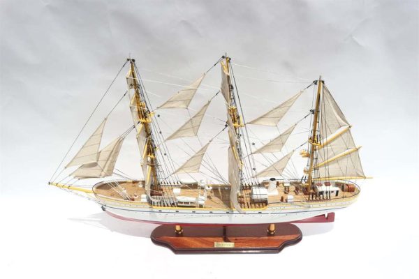 Gorch Fock II Ahşap Hazır Yelkenli Gemi Maketi, Gianhien Ts0032P80 - Görsel 2