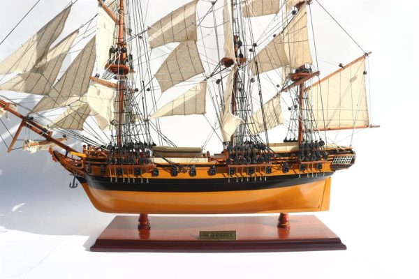 Hms Essex Ahşap Hazır Yelkenli Savaş Gemisi Maketi, Gianhien Ts0043P - Görsel 2