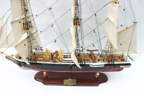 Hms Warrıor Ahşap Hazır Yelkenli Savaş Gemisi Maketi, Gianhien Ts0044P - Görsel 4