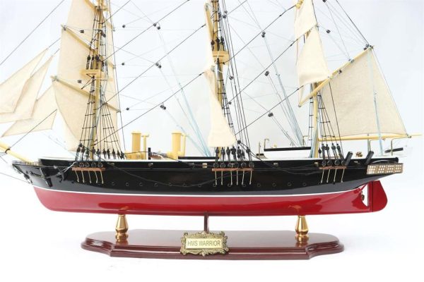 Hms Warrıor Ahşap Hazır Yelkenli Savaş Gemisi Maketi, Gianhien Ts0044P - Görsel 3