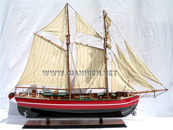 Lıla Dan Ahşap Hazır Yelkenli Gemi Maketi, Gianhien Ts0056P