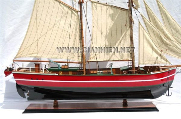 Lıla Dan Ahşap Hazır Yelkenli Gemi Maketi, Gianhien Ts0056P - Görsel 2