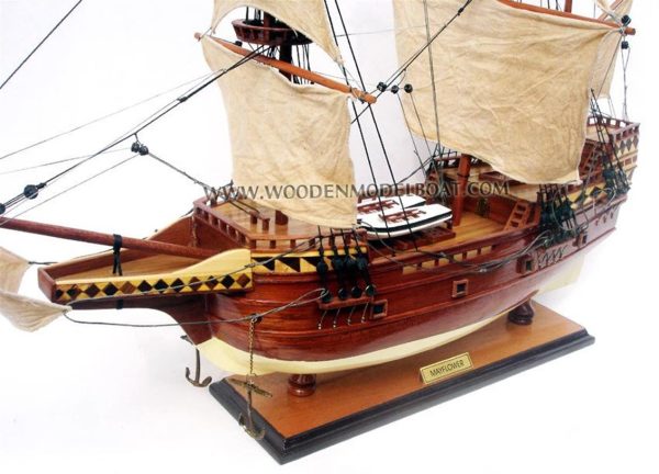 Mayflower Ahşap Hazır Yelkenli Gemi Maketi, Gianhien Ts0065P - Görsel 2