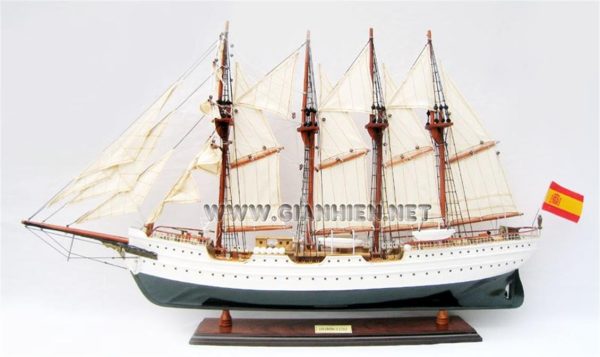 Juan Sebastıan De Elcano Ahşap Hazır Yelkenli Gemi Maketi, Gianhien Ts0067P