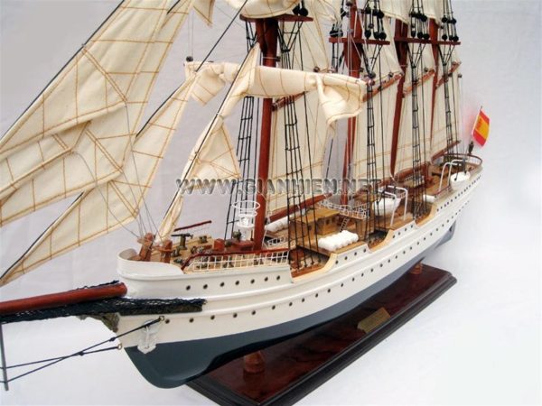 Juan Sebastıan De Elcano Ahşap Hazır Yelkenli Gemi Maketi, Gianhien Ts0067P - Görsel 2