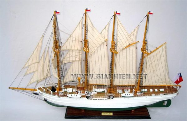 Esmeralda Ahşap Hazır Yelkenli Gemi Maketi, Gianhien Ts0078P80 - Görsel 2