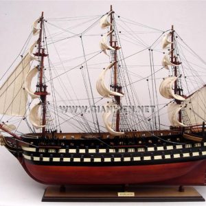 Uss North Carolına Ahşap Ahşap Yelkenli Savaş Gemisi Maketi, Gianhien Ts0106W