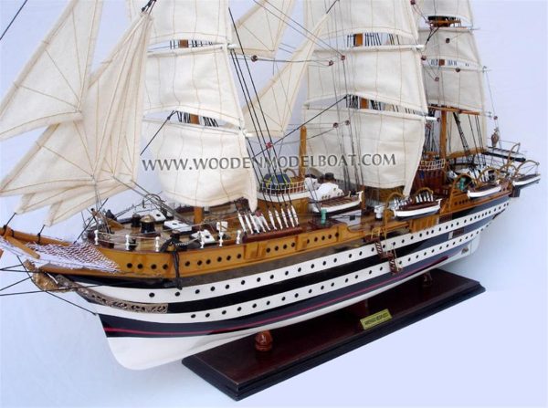 Amerıgo Vespuccı Ahşap Hazır Yelkenli Gemi Maketi, Gianhien Ts0123P70 - Görsel 3