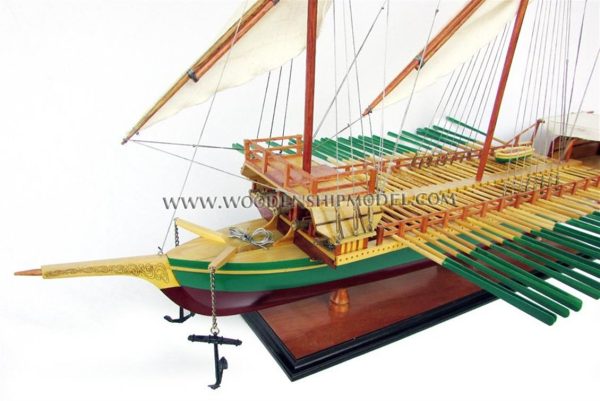 Bastarde Ahşap Hazır Yelkenli Gemi Maketi, Gianhien Ts0129P - Görsel 3