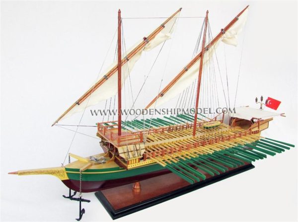 Bastarde Ahşap Hazır Yelkenli Gemi Maketi, Gianhien Ts0129P - Görsel 2