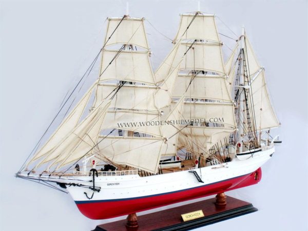 Gorch Fock I Ahşap Hazır Yelkenli Gemi Mak, Gıanıhıen Ts0073P80 - Görsel 3