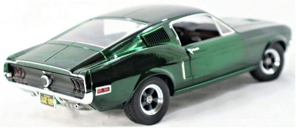 1/18 1968 Ford Mustang GT (Steve Mcqueen) Koyu Yeşil Diecast Araba, Greenlight 12823 - Görsel 2