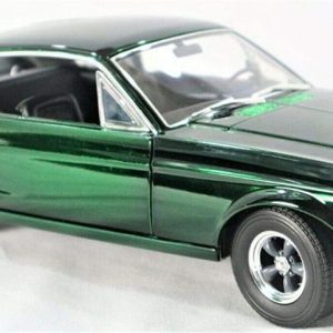 1/18 1968 Ford Mustang GT (Steve Mcqueen) Koyu Yeşil Diecast Araba, Greenlight 12823