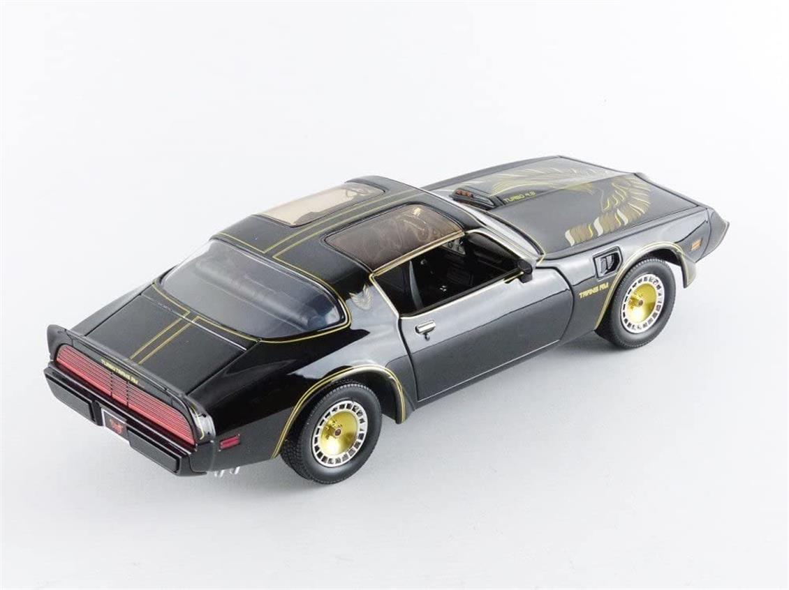 1/18 Pontiac Firebird (Smokey&The Bandit) Siyah-Altın Diecast Araba, Greenlight 12944 - Görsel 2