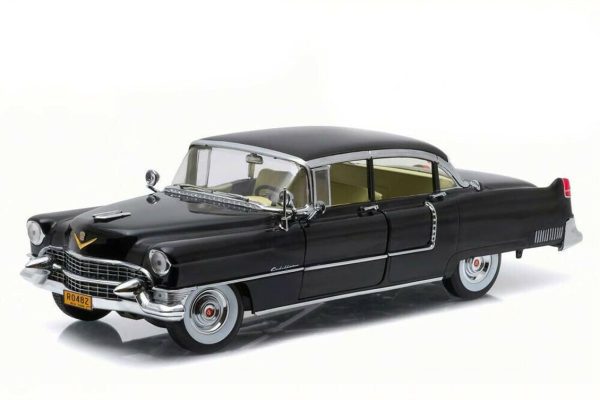 1/18 1955 Cadillac Fleetwood (The Godfather 60.Yıl Özel) Siyah Diecast Araba, Greenlight 12949