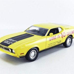 1/18 1974 Ford Mustang Mach 1 (Eleanor 60.Saniye) Sarı-Siyah Diecast Araba, Greenlight 13548