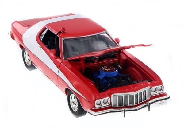 1/18 1976 Ford Gran Torino (Starsky&Hutch TV Seri 1975-79) Diecast Araba, GreenLight 19017 - Görsel 4