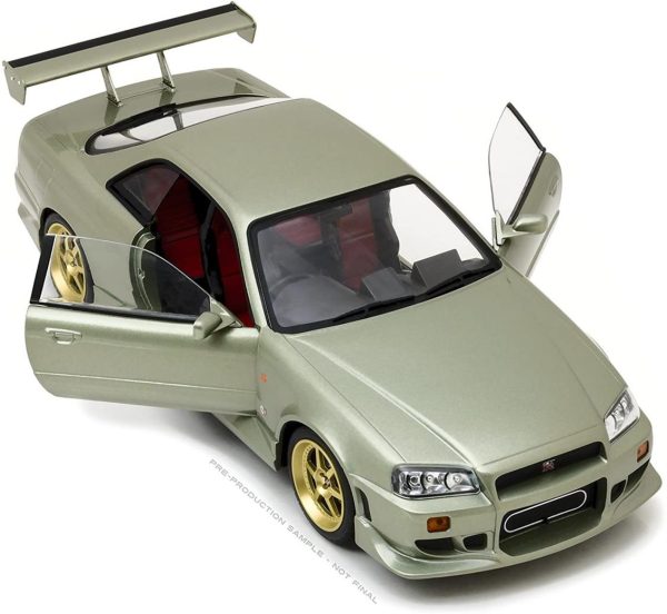 1/18 1999 Nissan Skyline GTR R34 Jade Diecast Araba, Greenlight 19033 - Görsel 2