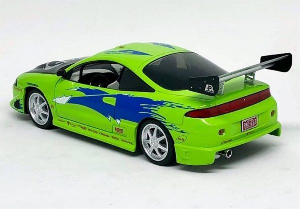 1/18 1995 Mitsubishi Eclipse (Fast&Furious) Yeşil Diecast Araba, Greenlight 19039 - Görsel 4