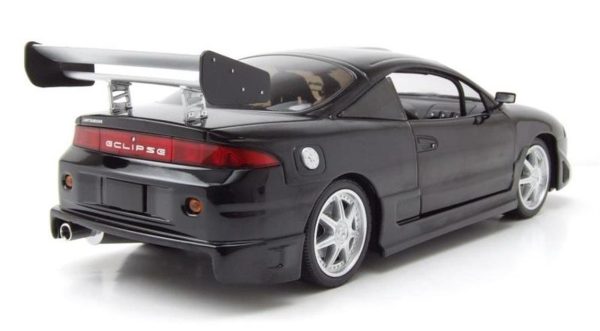1/18 1995 Mitsubishi Eclipse Siyah Diecast Araba, Greenlight 19040 - Görsel 4