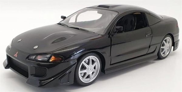 1/18 1995 Mitsubishi Eclipse Siyah Diecast Araba, Greenlight 19040