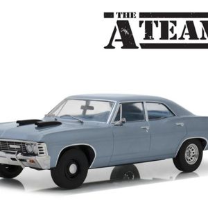 1/18 Chevrolet Impala Spor Sedan (A Takımı) Mavi-Gri Diecast Araba, Greenlight 19047
