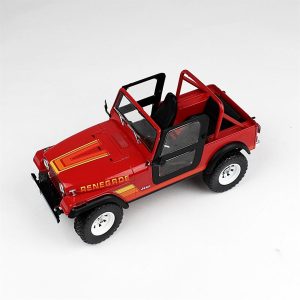 1/18 1983 Jeep CJ-7 Renegade Sarah Connor Figürlü Diecast Araba, Greenlight 19060