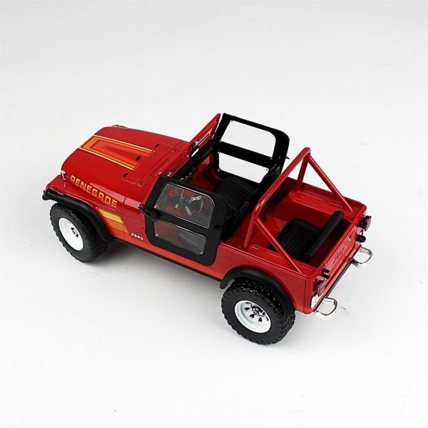 1/18 1983 Jeep CJ-7 Renegade Sarah Connor Figürlü Diecast Araba, Greenlight 19060 - Görsel 4