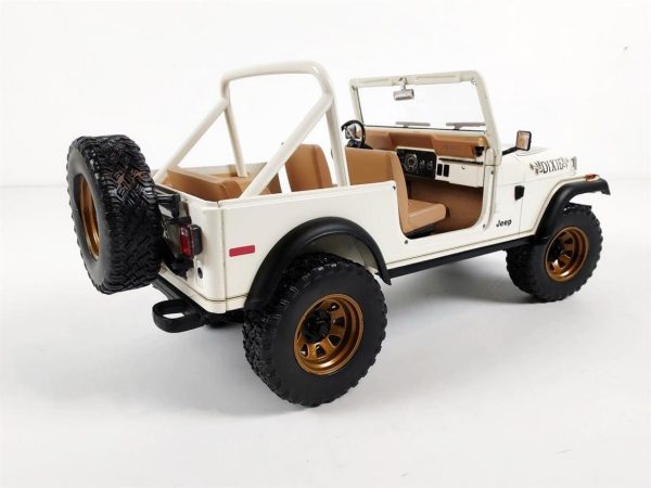 1/18 1979 Jeep CJ-7 Dixie (Dukes of Hazzard Look a Like) Beyaz Diecast Araba, GreenLight 19065 - Görsel 4
