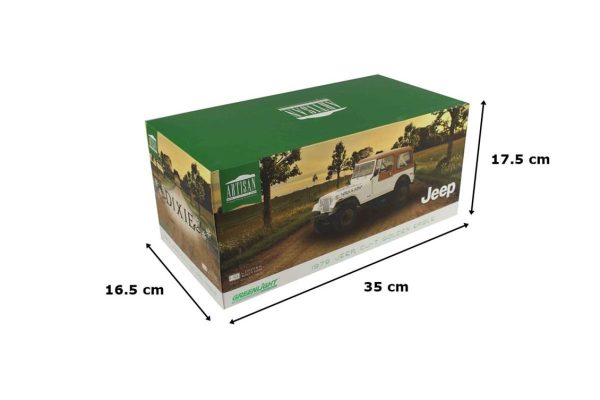 1/18 1979 Jeep CJ-7 Dixie (Dukes of Hazzard Look a Like) Beyaz Diecast Araba, GreenLight 19065 - Görsel 5