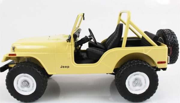 1/18 1980 Jeep CJ-5 (Charlinin Melekleri) Krem Diecast Araba, Greenlight 19078 - Görsel 3