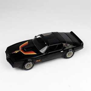 1/18 1977 Pontiac Firebird (Fire Am-Özel Donanımlı) Siyah Diecast Araba, Greenlight 19080