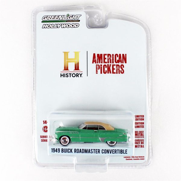 1/64 1949 Buick Roadmaster Convertible, Greenlight 44970D - Görsel 2