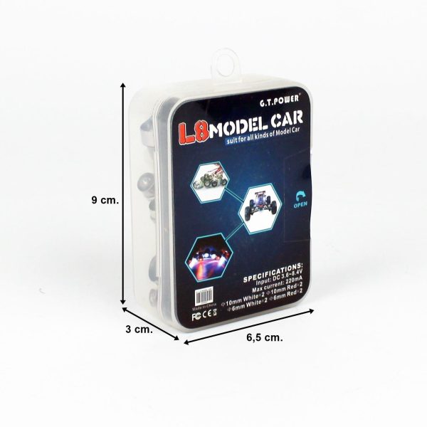 L8 RC Araba LED Sistemi, GT Power 100 - Görsel 4