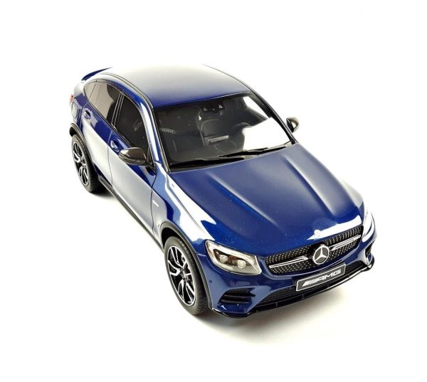 1/18 Mercedes Benz AMG GLC 43 Coupe 2020 Brilliant Blue Diecast Araba, GT Spirit B66960468 - Görsel 2