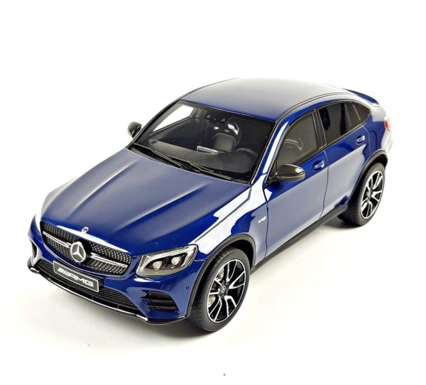 1/18 Mercedes Benz AMG GLC 43 Coupe 2020 Brilliant Blue Diecast Araba, GT Spirit B66960468