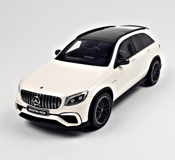 1/18 Mercedes Benz AMG GLC 63 SUV Diamond White Bright Diecast Araba, GT Spirit B66965713