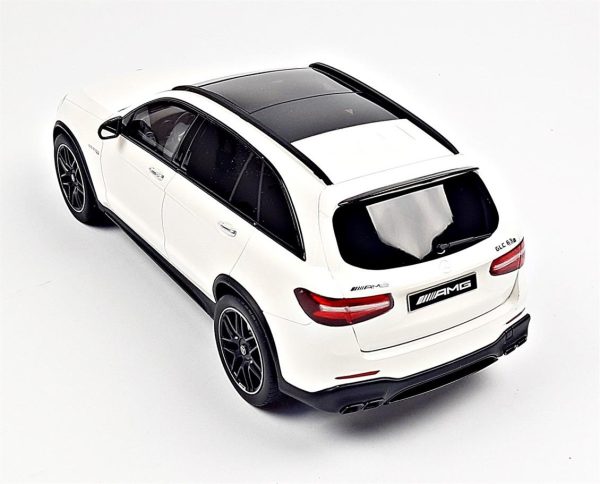 1/18 Mercedes Benz AMG GLC 63 SUV Diamond White Bright Diecast Araba, GT Spirit B66965713 - Görsel 4