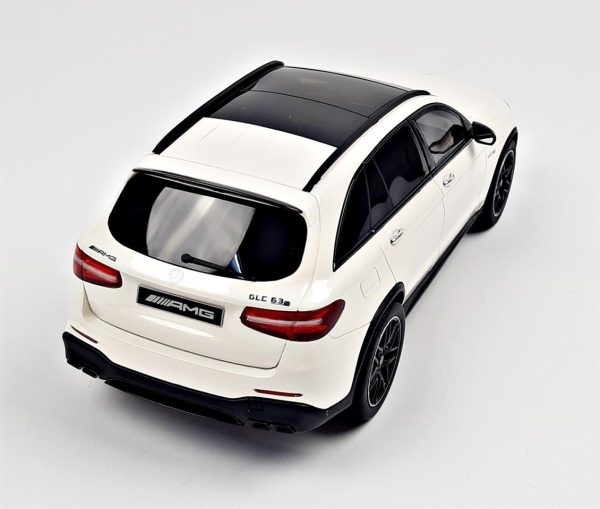1/18 Mercedes Benz AMG GLC 63 SUV Diamond White Bright Diecast Araba, GT Spirit B66965713 - Görsel 3